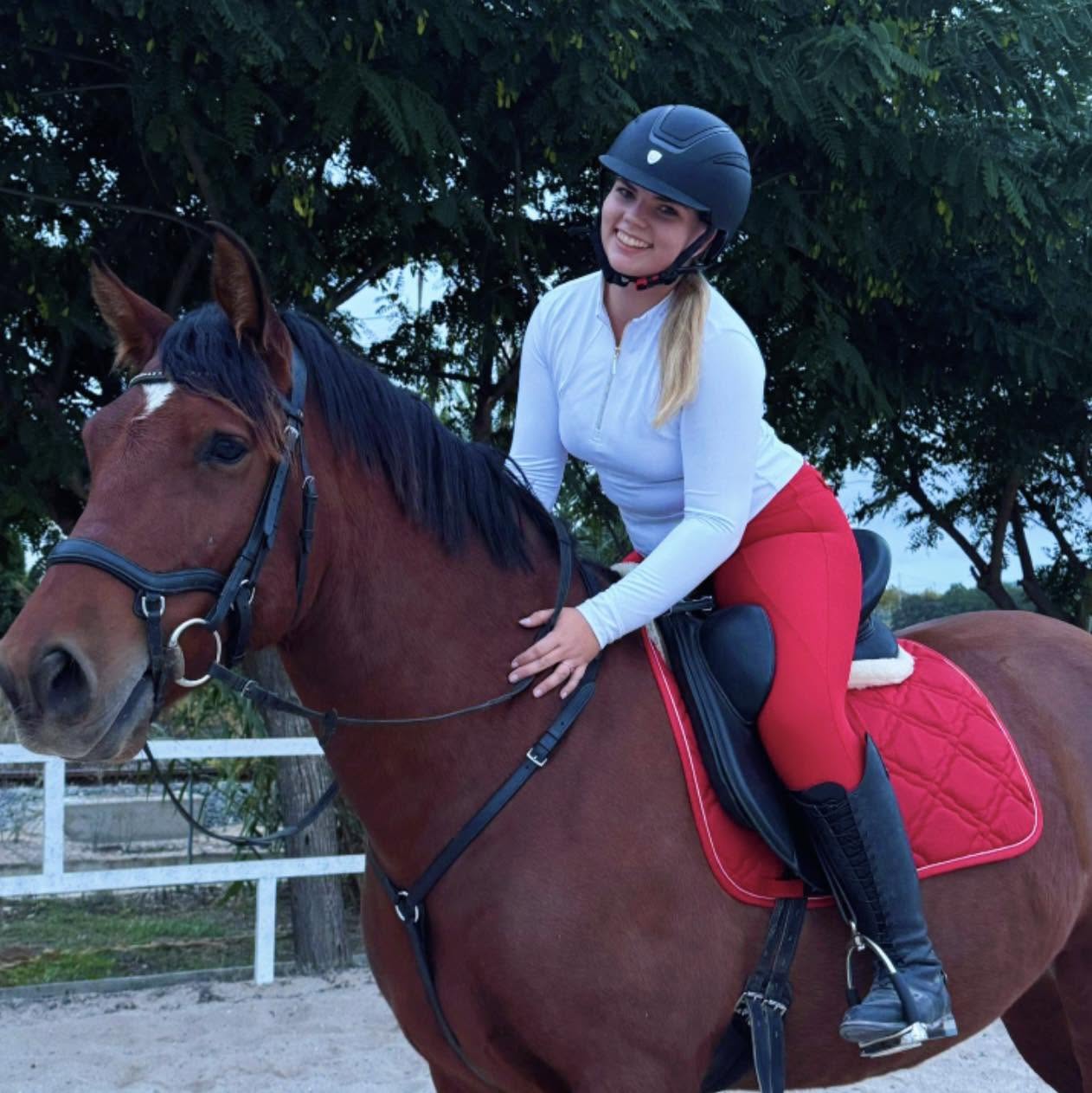 Luna Vandroogenbroeck, qualified riding instructor at Paradise Stables