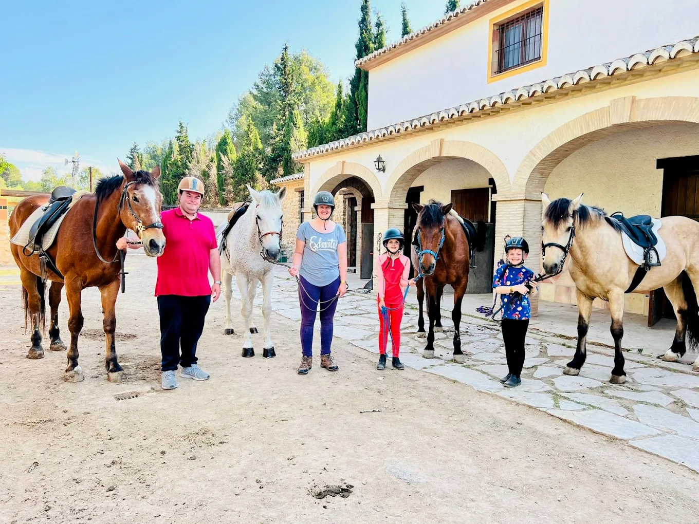 Paradise Stables team and riders — featured on Channel 4